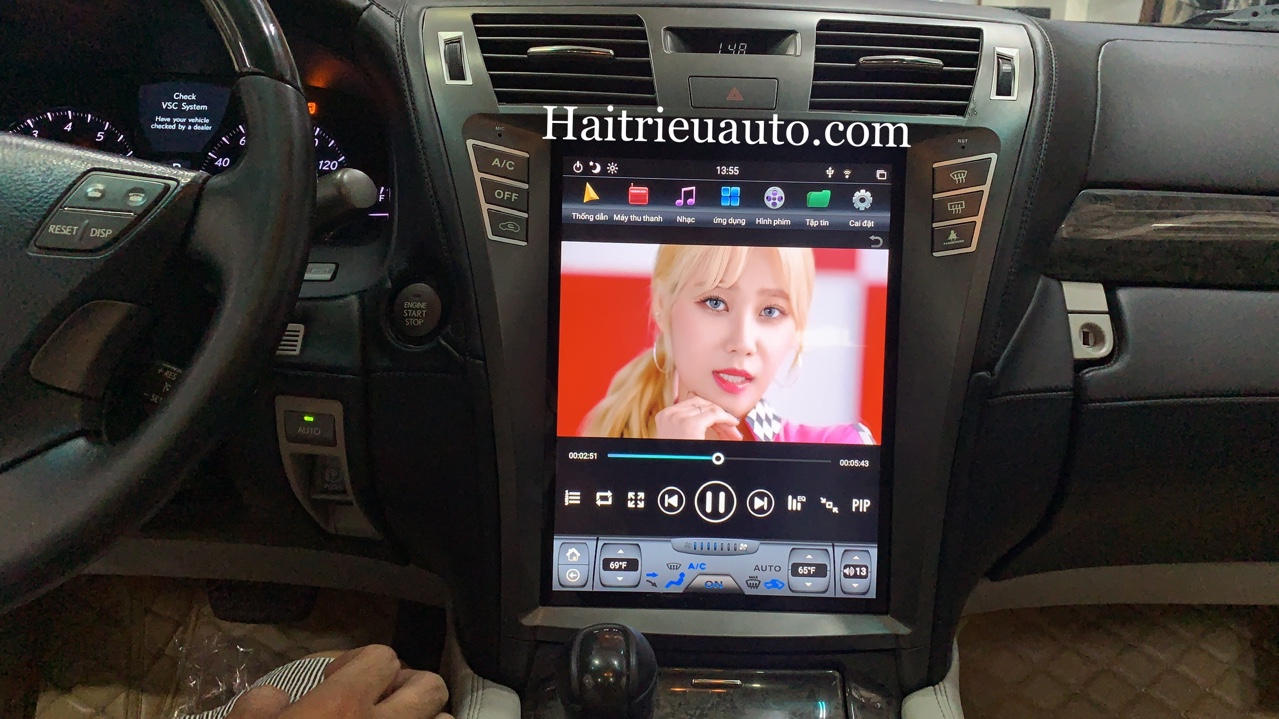 Màn hình tesla android xe Lexus LS 600hL 3 Image