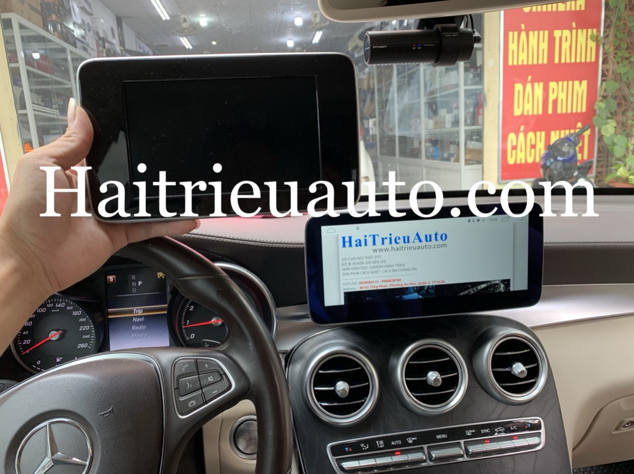 Màn hình android theo xe Mercedes GLC 200 2 Image