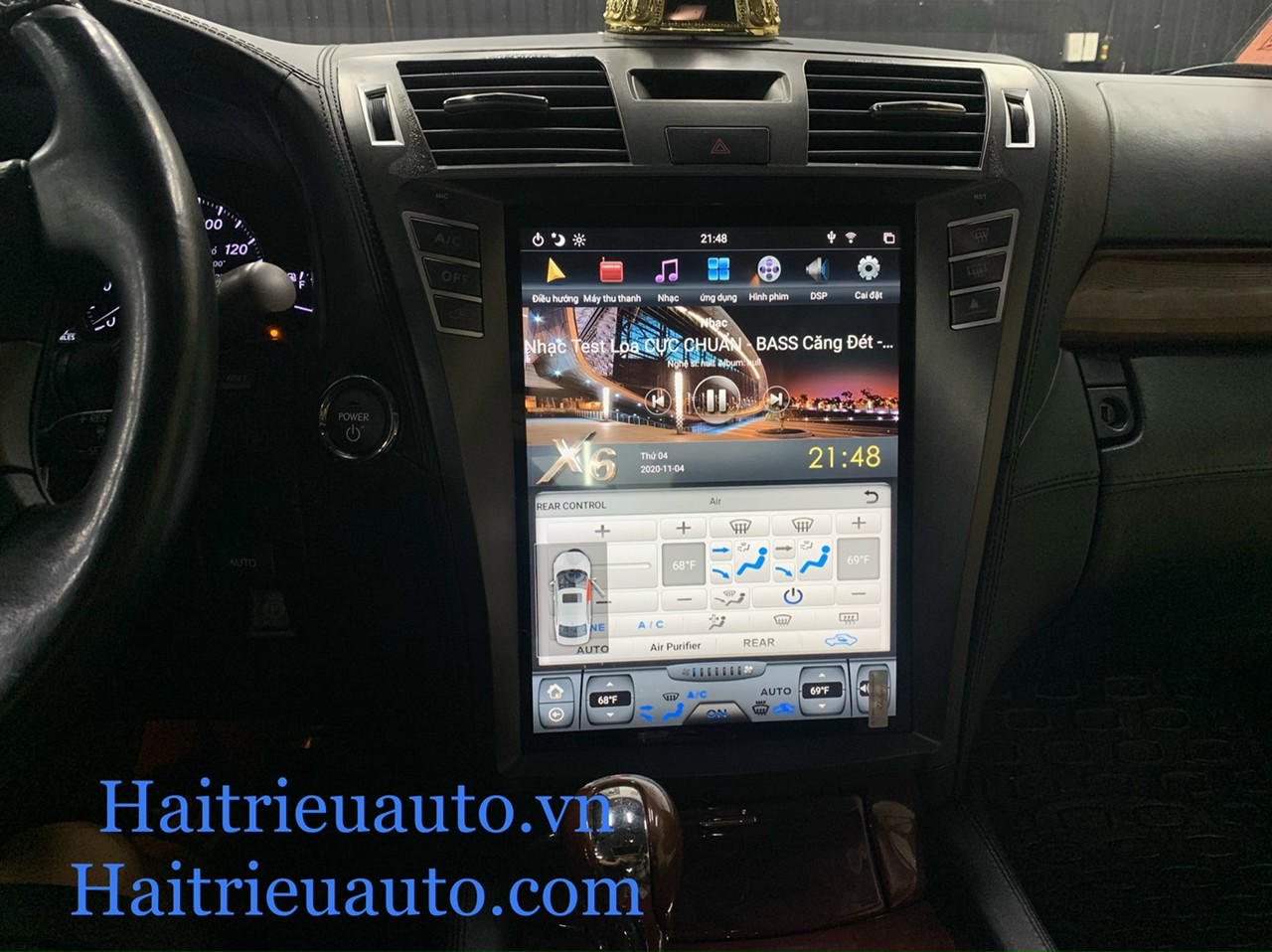 Màn hình android theo xe Lexus LS600h 5 Image