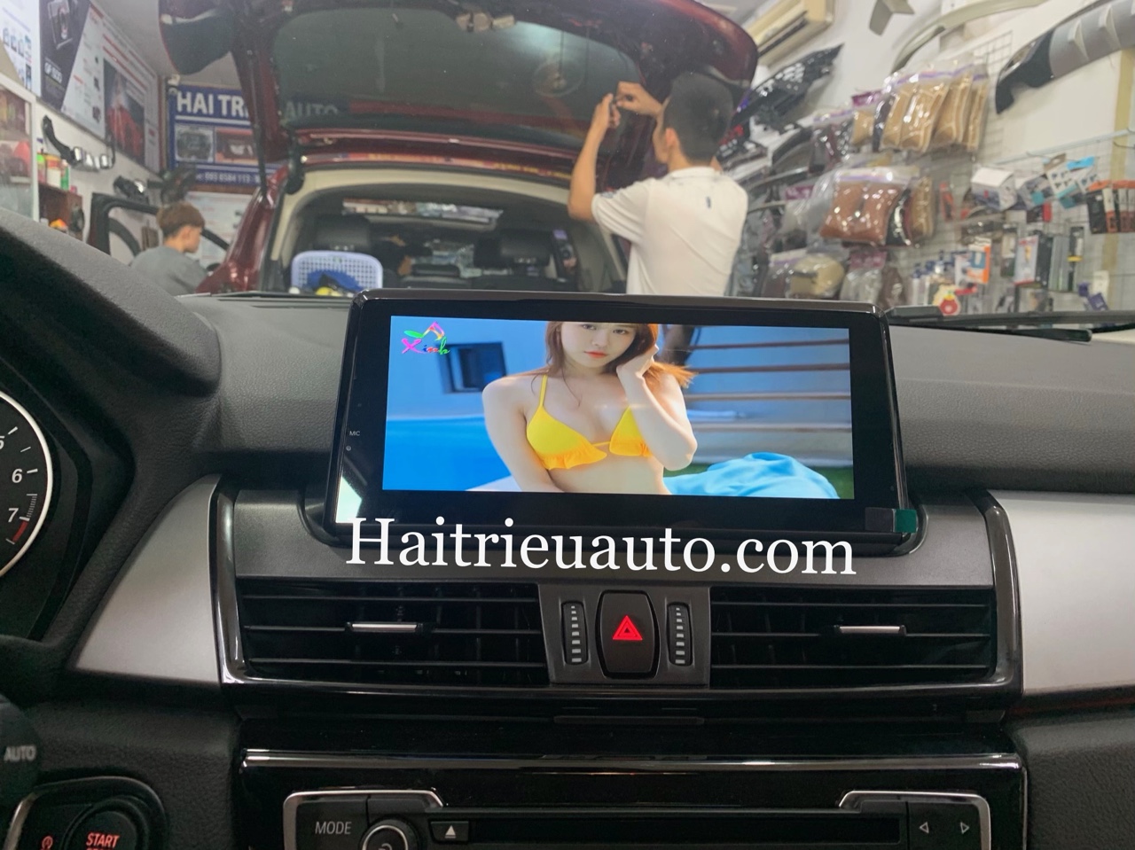 Màn hình android cho xe BMW 218i 3 Image