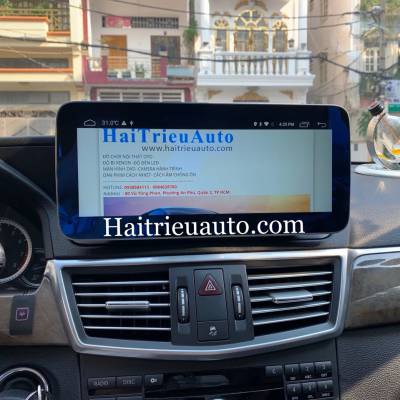 Màn hình android theo xe Mercedes E 250
