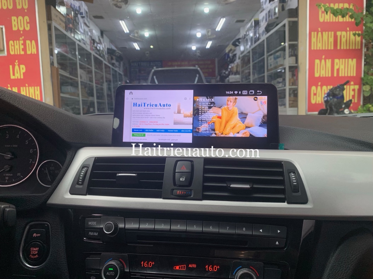 Màn hình android theo xe BMW F30 2 Image