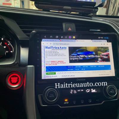 màn hình tesla theo xe honda CRV 2015