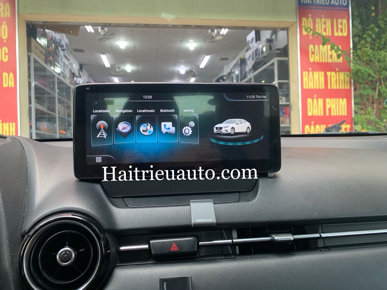 Màn hình android theo xe Mazda 2 3 Image