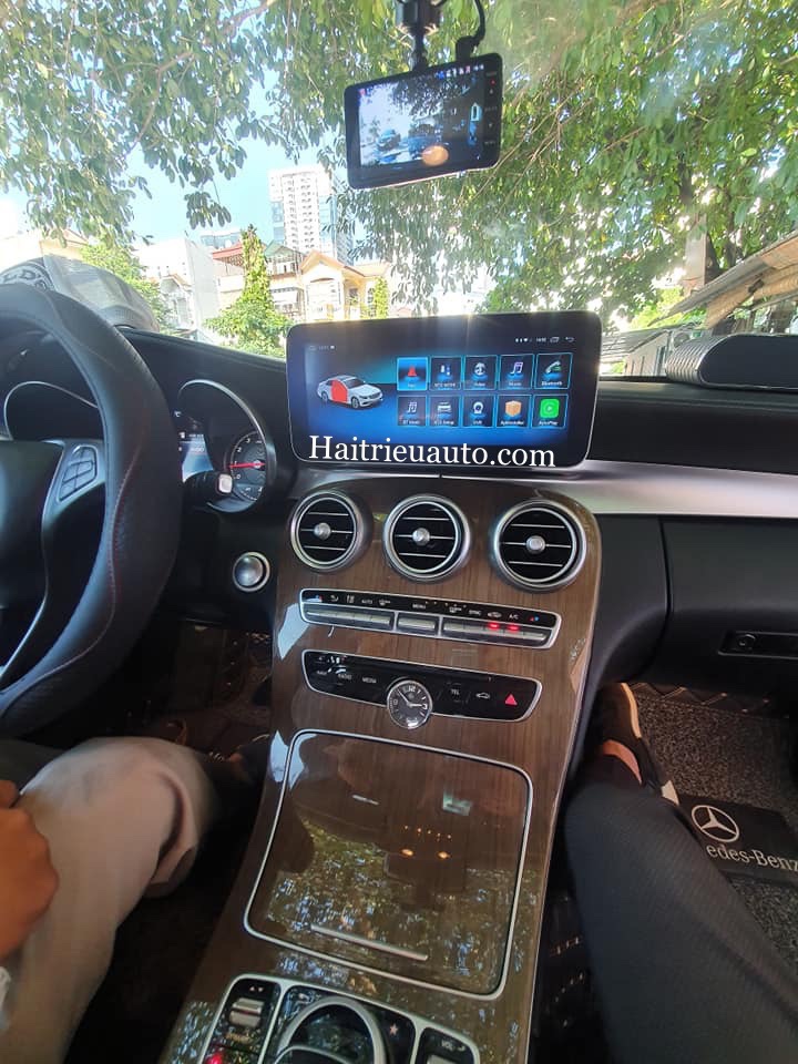 Màn hình android theo xe Mercedes C250 2016 3 Image