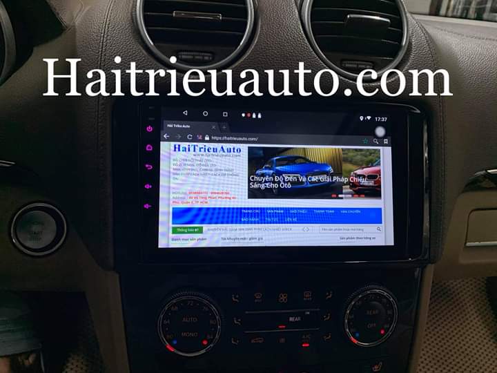 Màn hình android theo xe Mercedes ML 350 2 Image