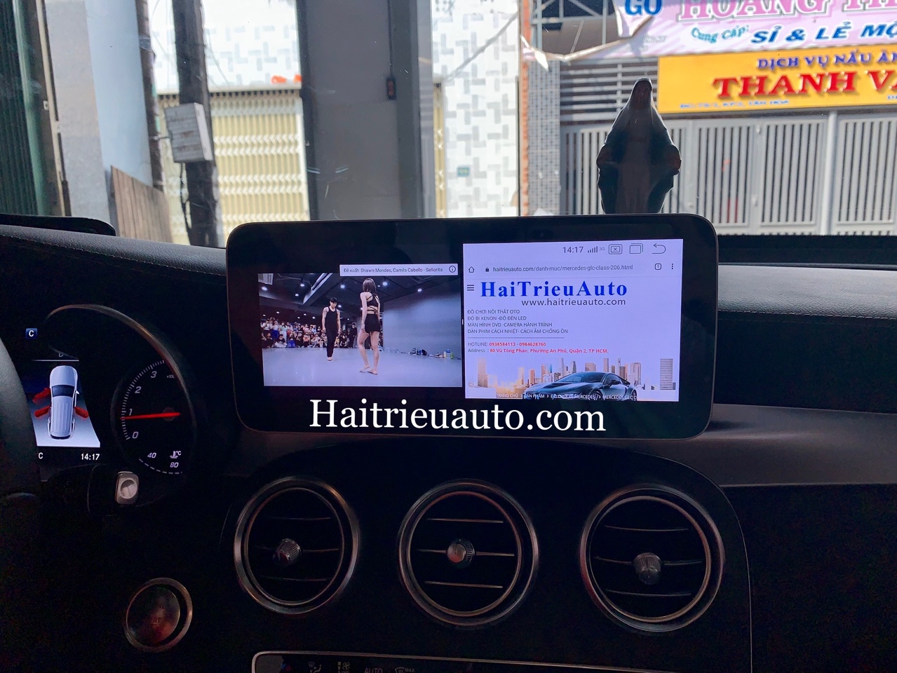 Màn hình android theo xe Mercedes GLC300 3 Image