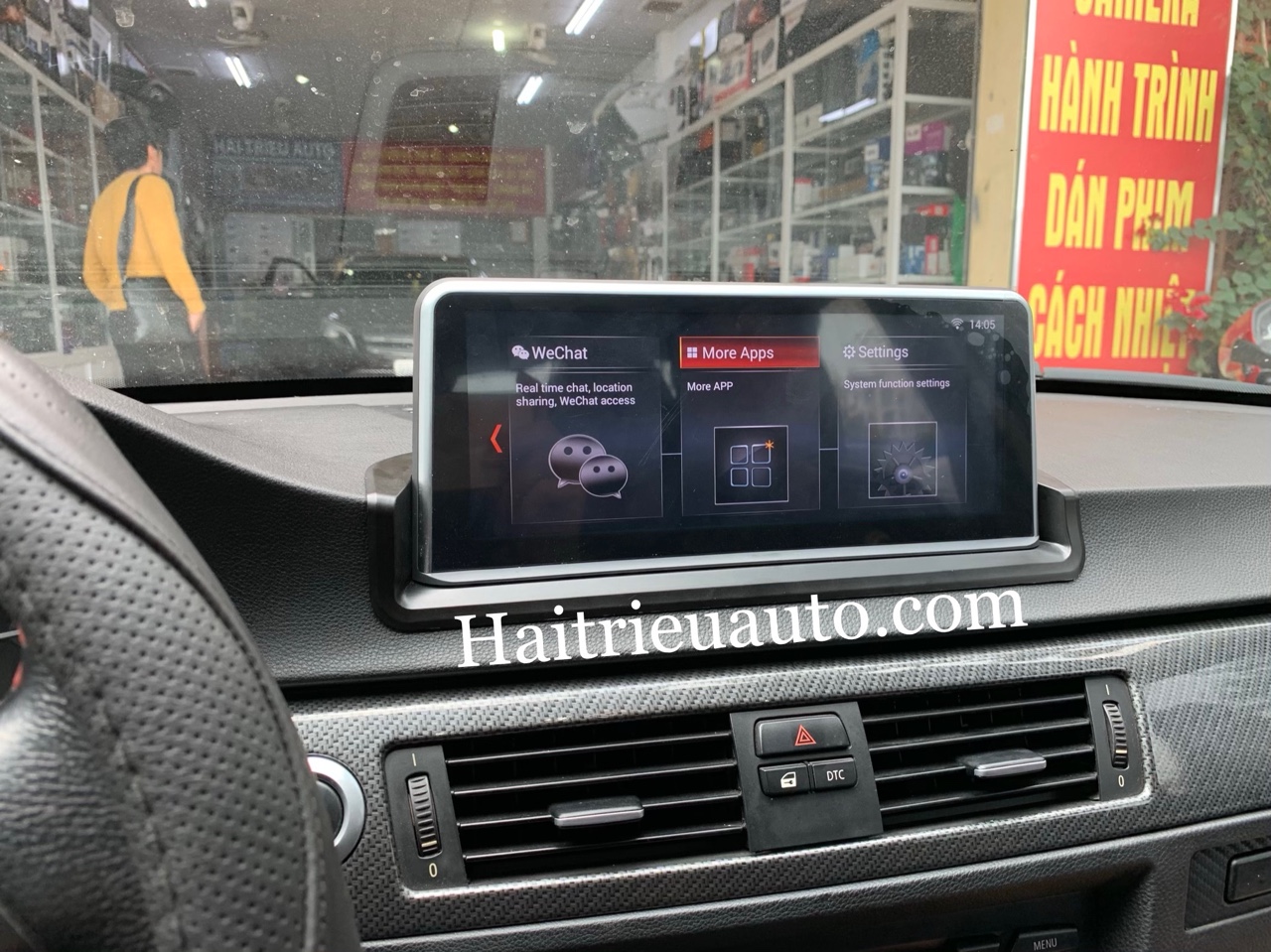 Màn hình android theo xe BMW E90 6 Image