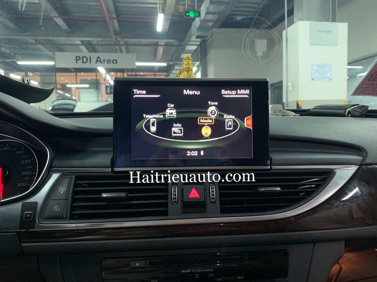 Màn hình android theo xe Audi A6 4 Image