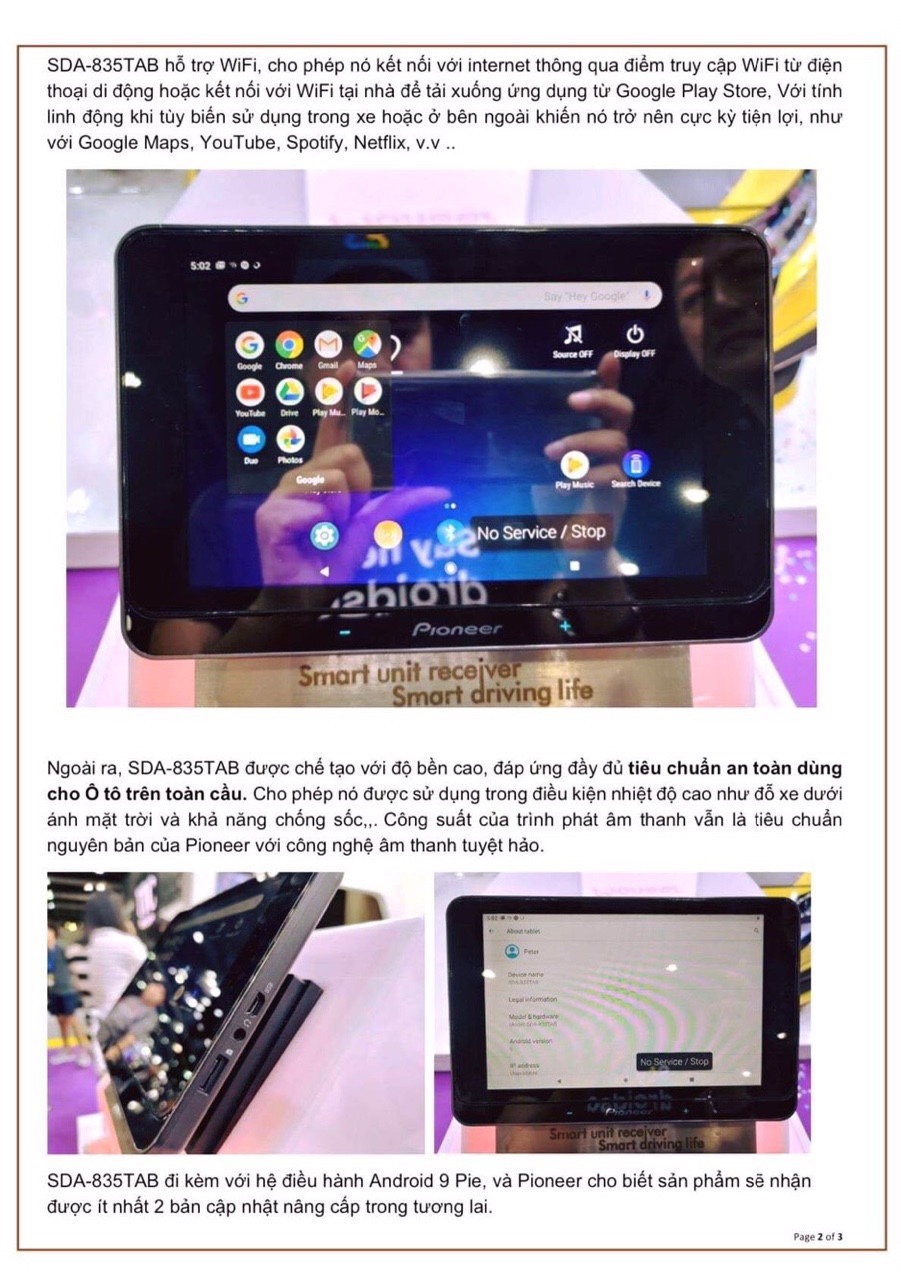 Màn hình android Pioneer cho xe Ford Escape 4 Image
