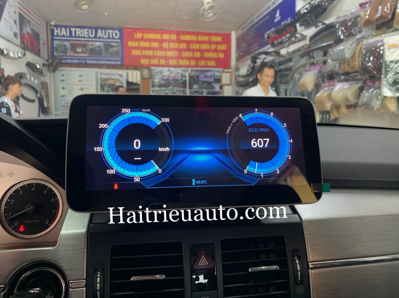 Màn hình android cho xe Mercedes GLK 2010 6 Image