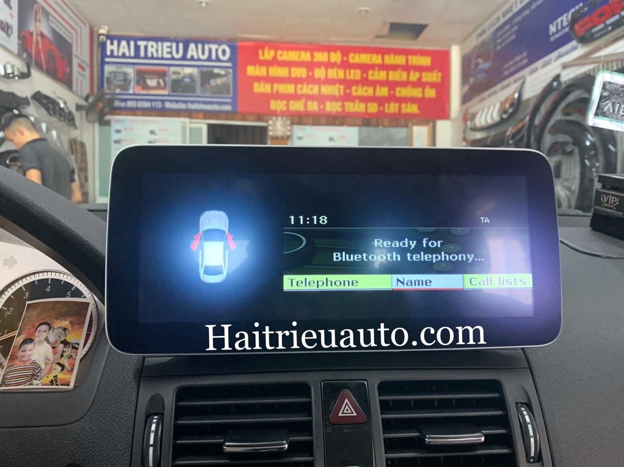 Màn hình android cho xe Mercedes C300 3 Image