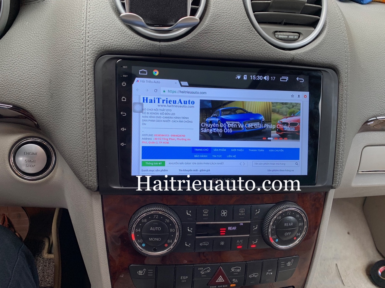 Màn hình android theo xe Mercedes GL 320 2 Image