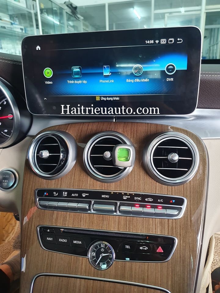 Màn hình android cho xe Mercedes C250 2017 4 Image