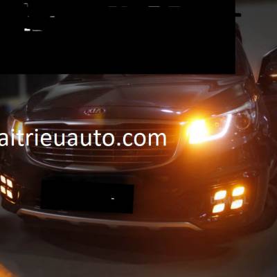 tay cửa có đèn led theo xe sedona