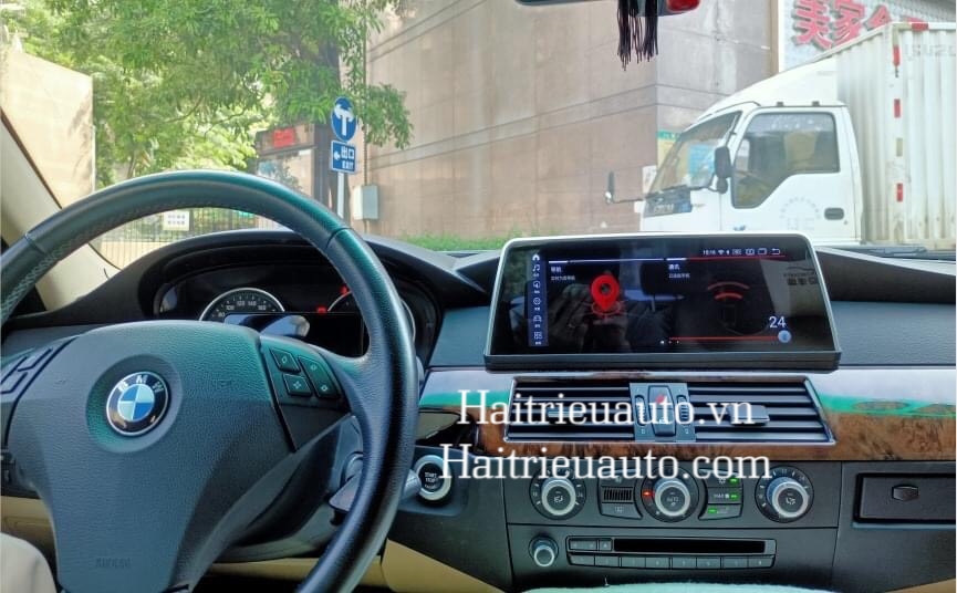 Màn hình android theo xe BMW E60 5 Image