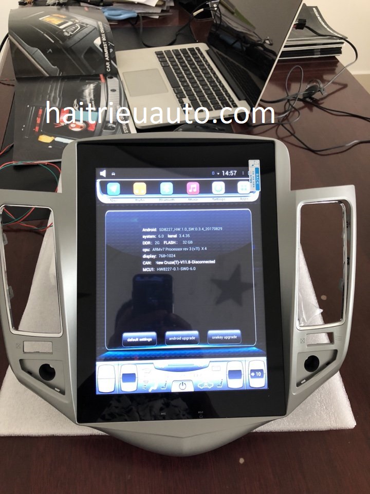 màn hình androird theo xe Cruze 3 Image