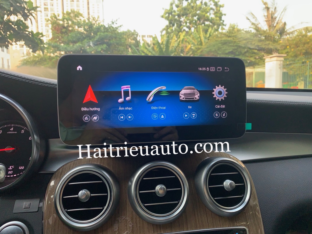 Màn hình android theo xe Mercedes GLC250 6 Image
