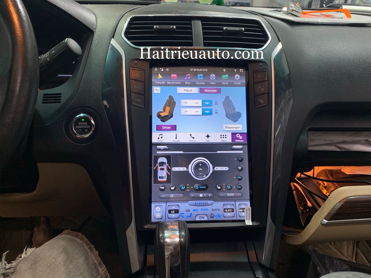 Màn hình tesla android xe Ford Explorer 4 Image