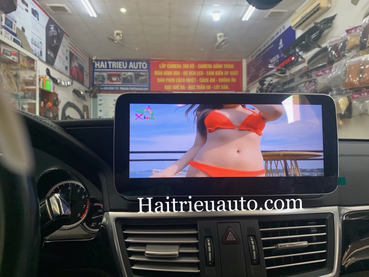 Màn hình android theo xe Mercedes E 2009-2012 7 Image