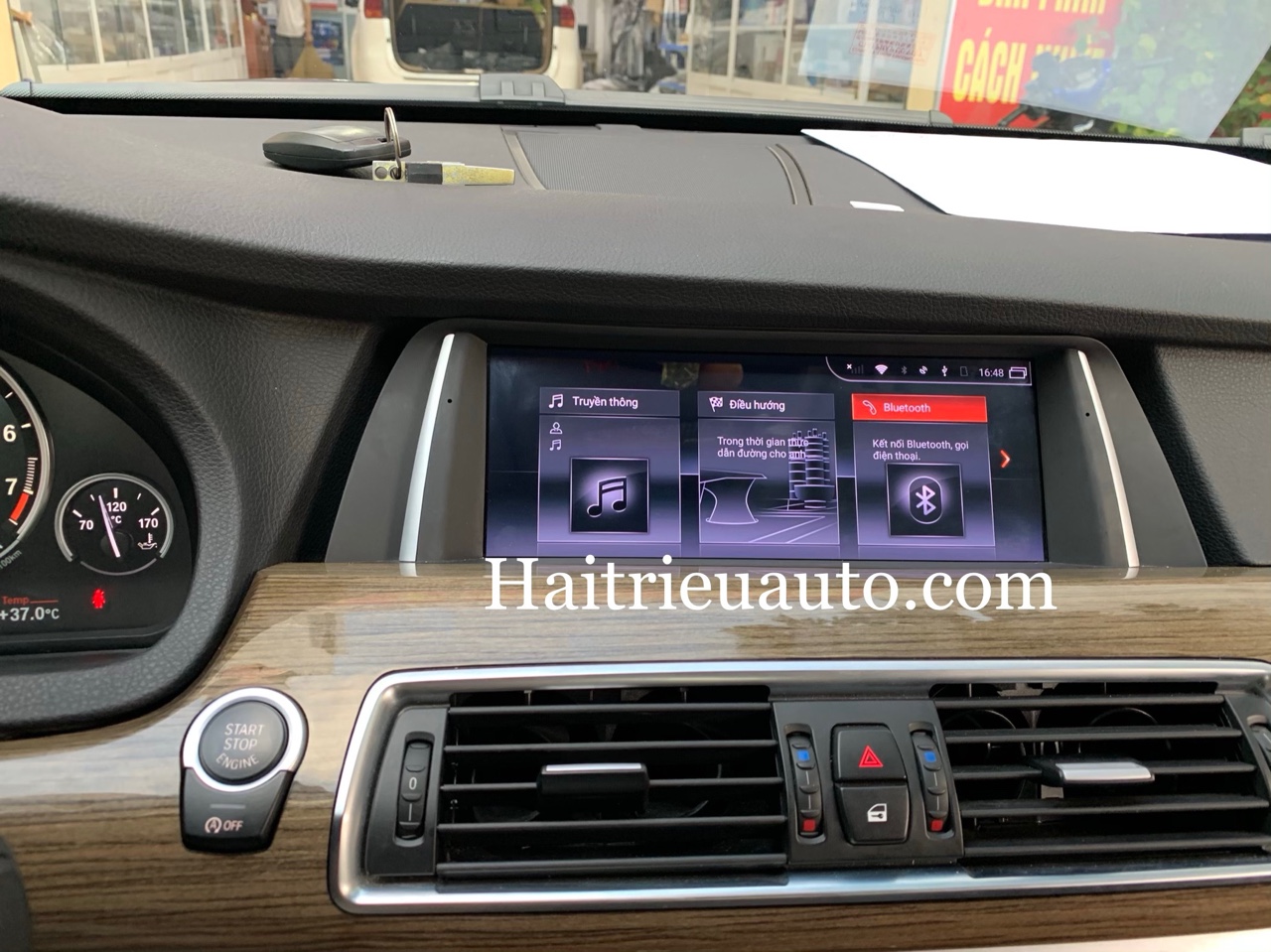 Màn hình android theo xe BMW 528i GT 5 Image