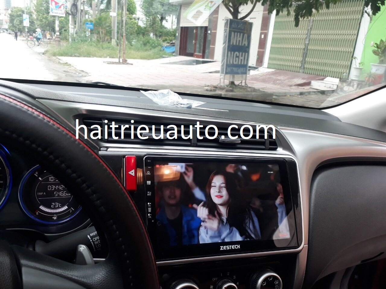 màn hình android zestech theo xe honda city 3 Image