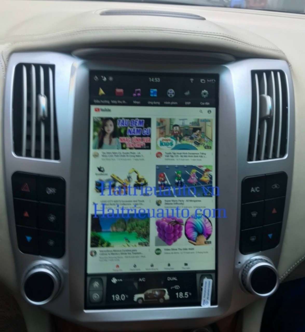 màn hình android tesla xe lexus RX350 5 Image