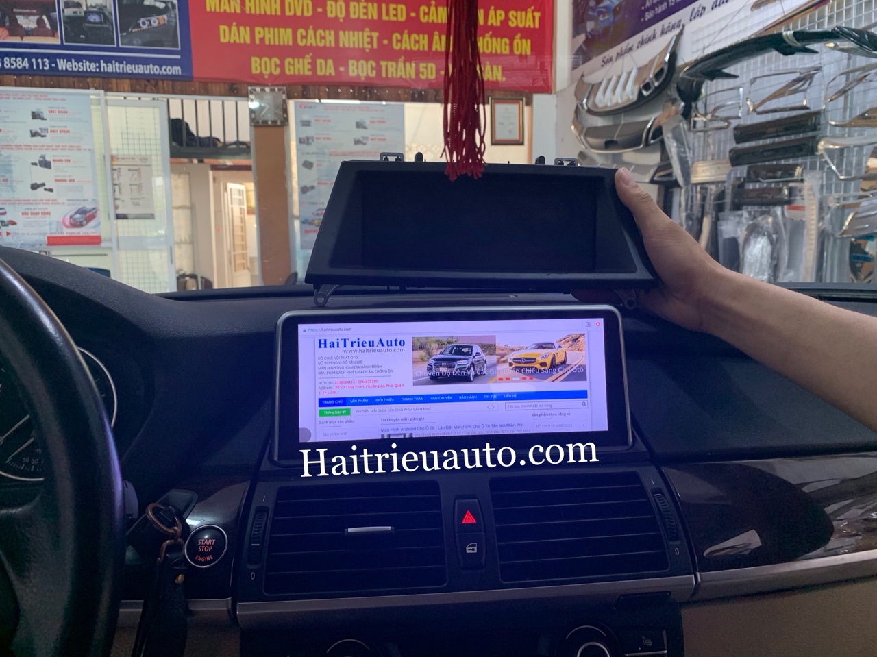 Màn hình android theo xe BMW X5 2 Image