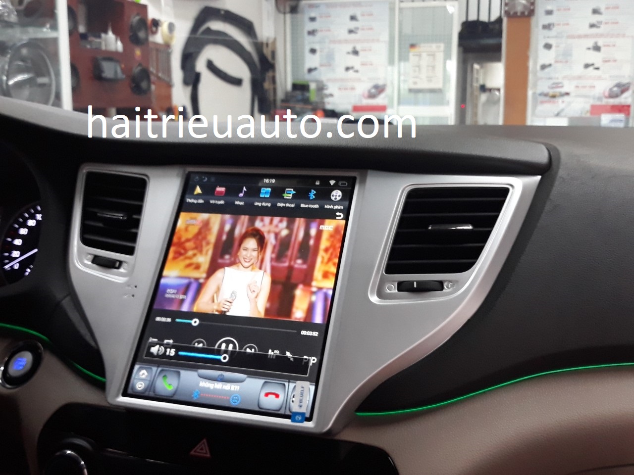 màn hình android theo xe Hyundai Tucson 4 Image