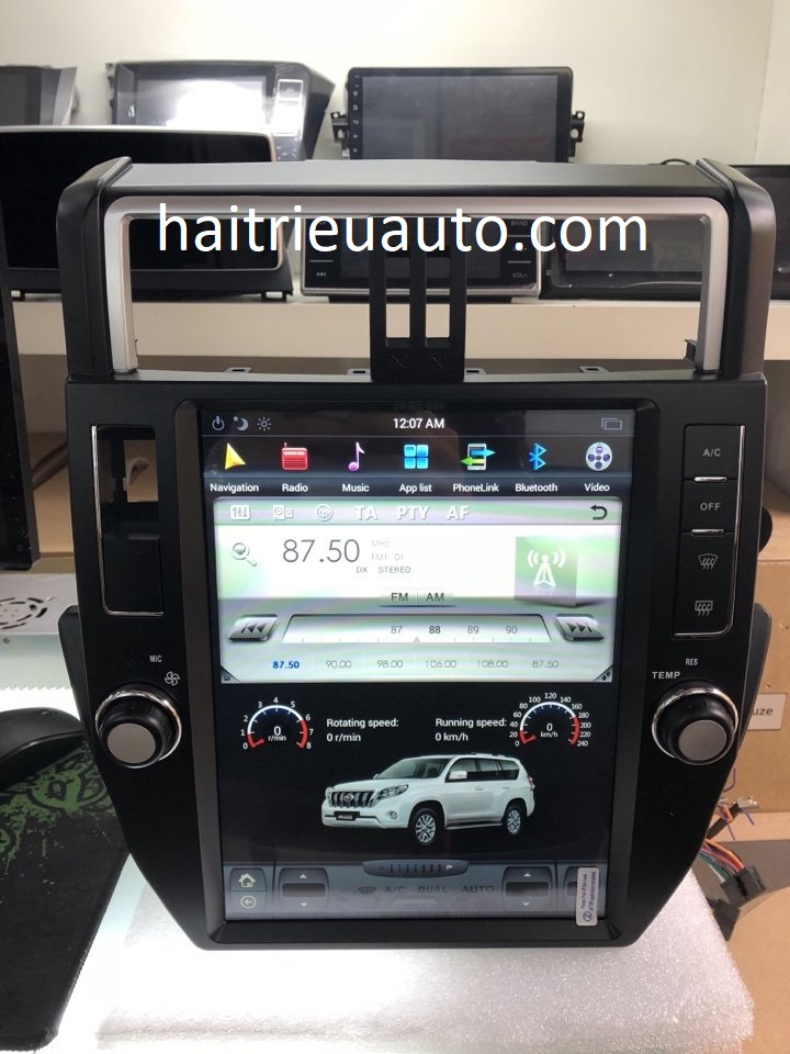 Màn hình tesla theo xe Toyota Land Cruiser Prado 2010-2013 2 Image