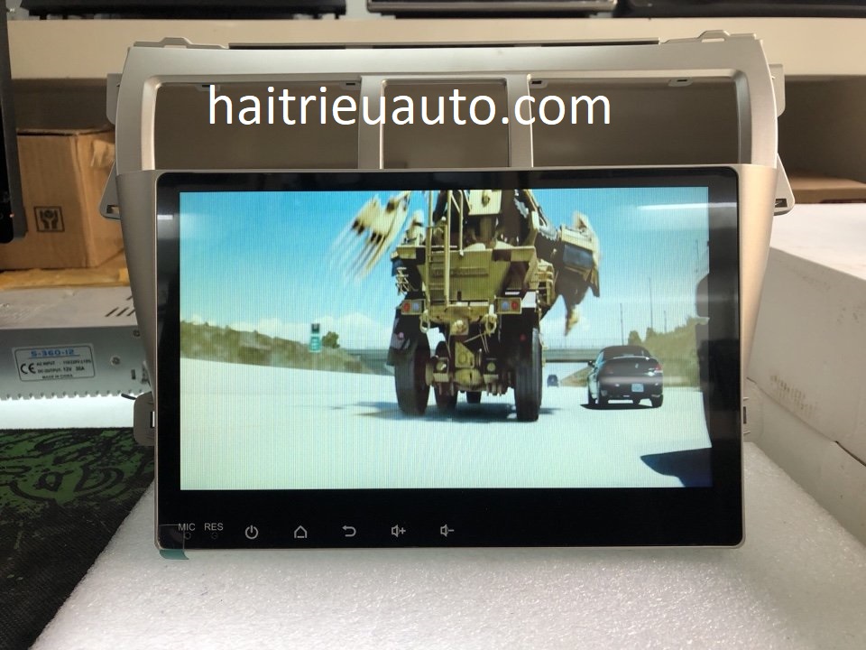 màn hình android theo xe vios 2010 3 Image