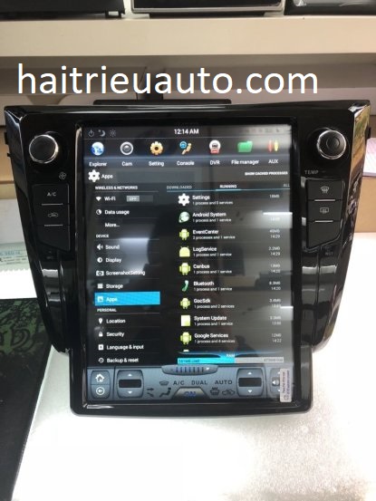 màn hình tesla theo xe Nissan X-Trail 4 Image