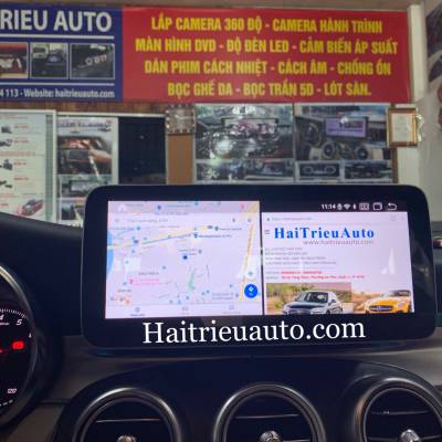Lắp camera lùi cho xe Mercedes E250