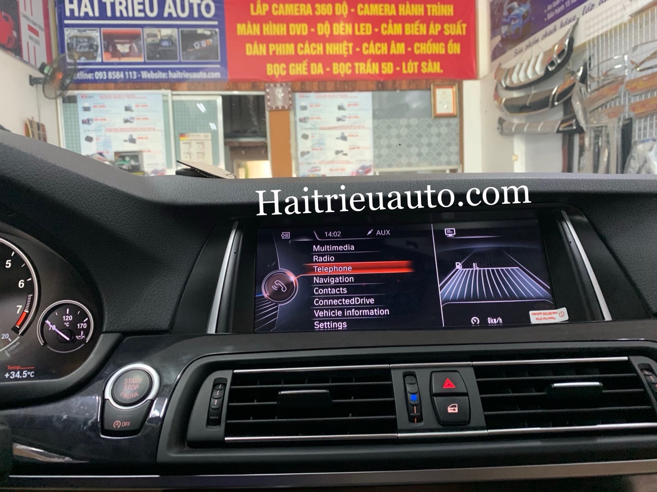 Màn hình android cho xe BMW 520i 5 Image