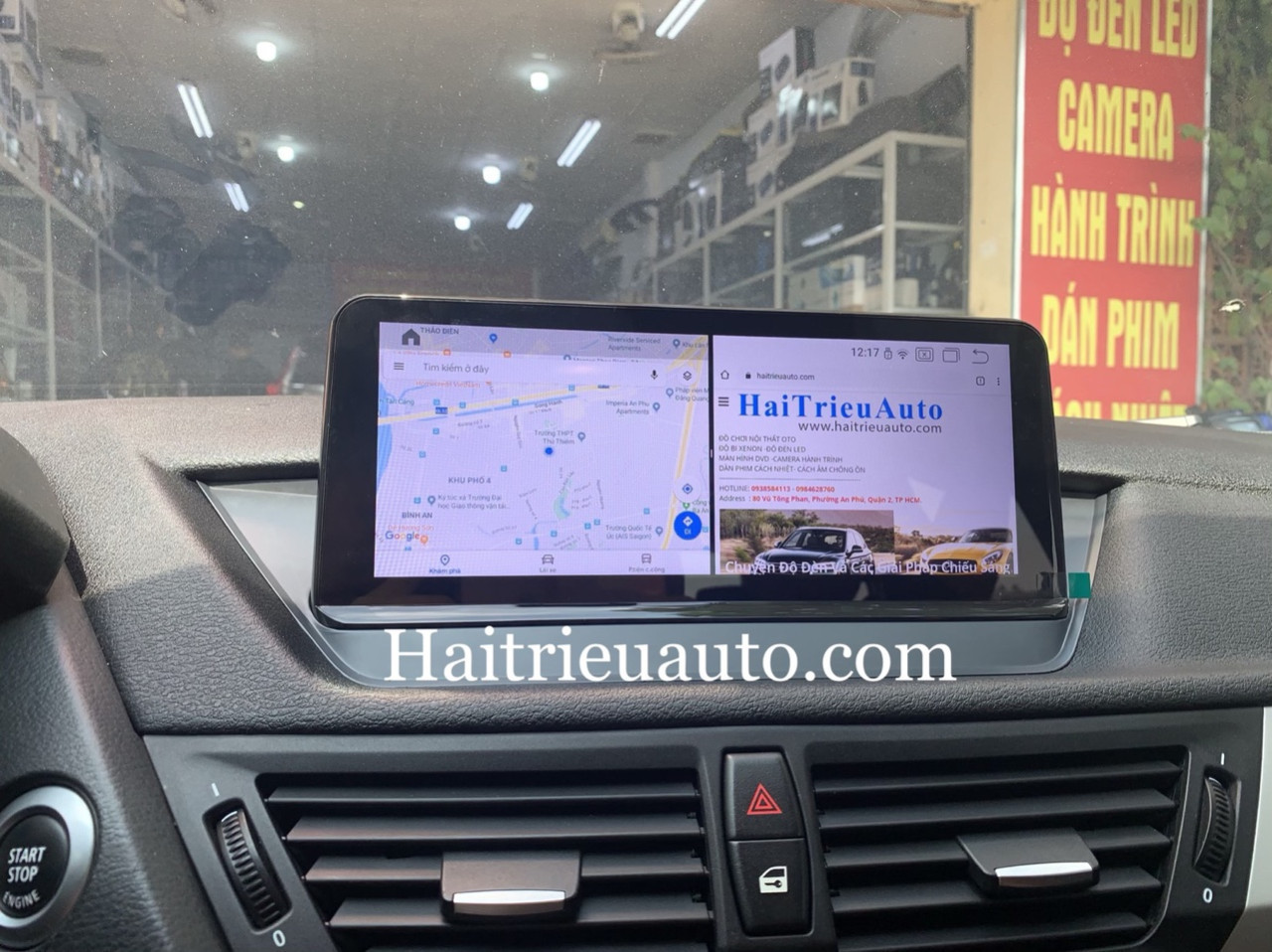 Màn hình android theo xe BMW X1 4 Image