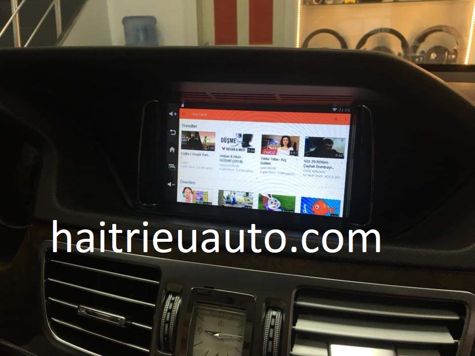 Màn hình android theo xe Mercedes E 300 2013 2 Image