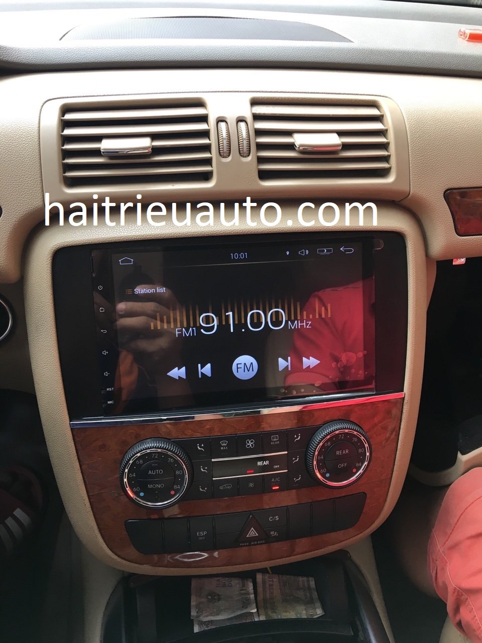 Màn hình android theo xe Mercedes R 350 2 Image