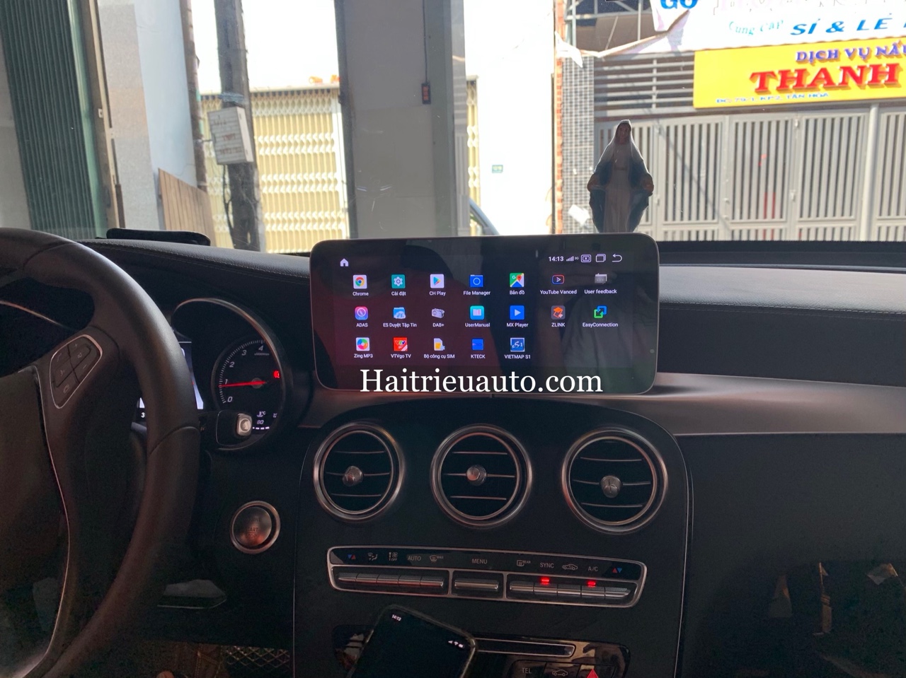 Màn hình android theo xe Mercedes GLC300 6 Image