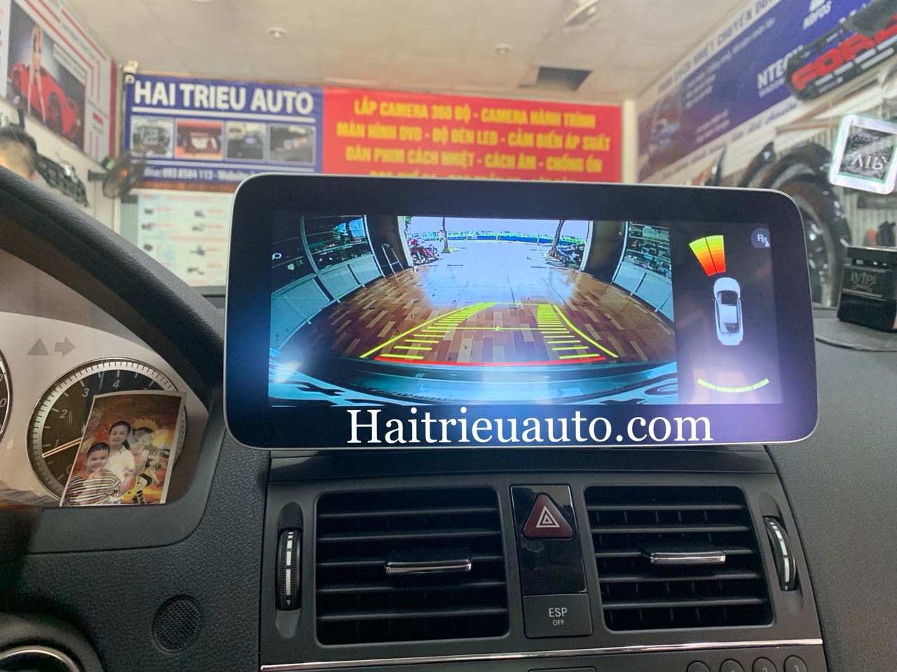 Màn hình android cho xe Mercedes C300 5 Image