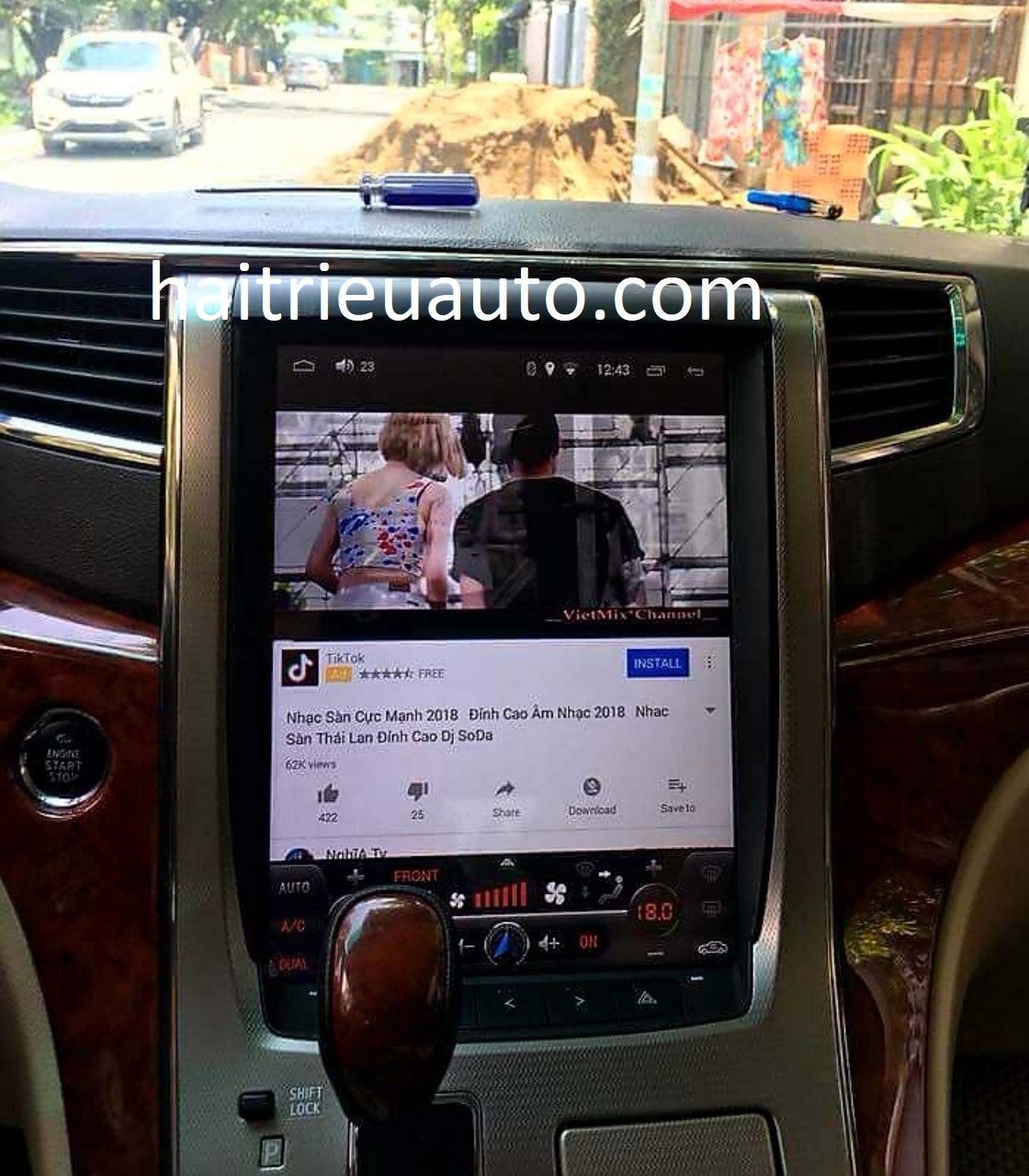 màn hình android tesla xe Alpha 2 Image