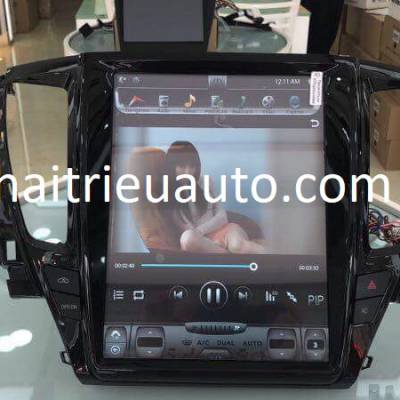 màn hình android theo xe pajero sport 2018