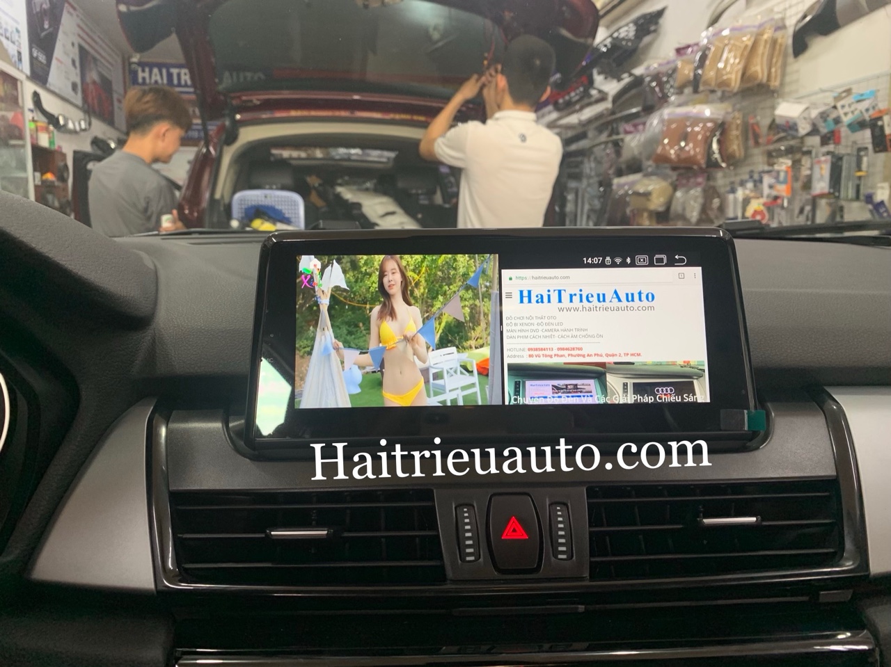 Màn hình android cho xe BMW 218i 6 Image