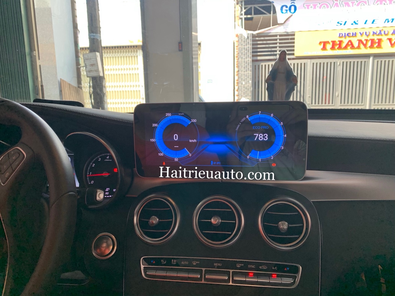 Màn hình android theo xe Mercedes GLC300 7 Image