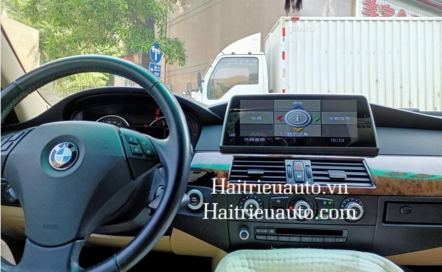 Màn hình android theo xe BMW E60 3 Image