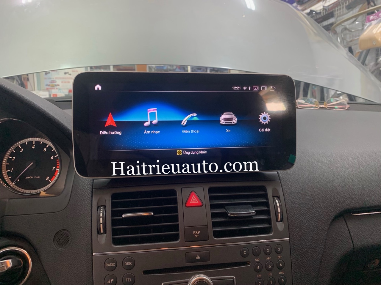 Màn hình android cho xe Mercedes C250 2006-2010 4 Image