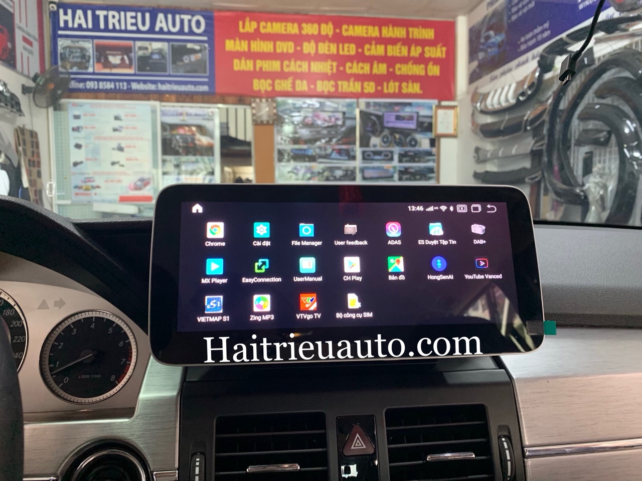 Màn hình android theo xe Mercedes GLK 300 5 Image