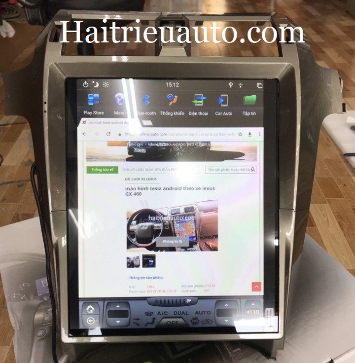 Màn hình tesla android theo xe Lexus GX 460 3 Image