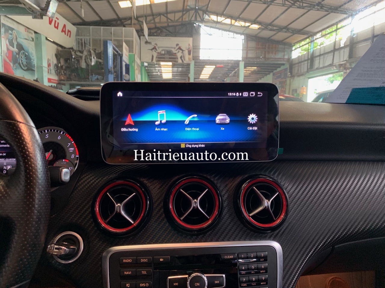 Màn hình android theo xe Mercedes A 250 2 Image