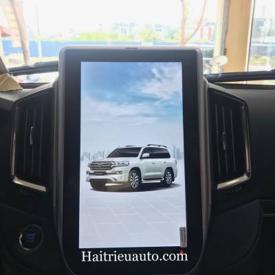 Màn hình tesla theo xe Toyota Land Cruiser Prado 2002-2009