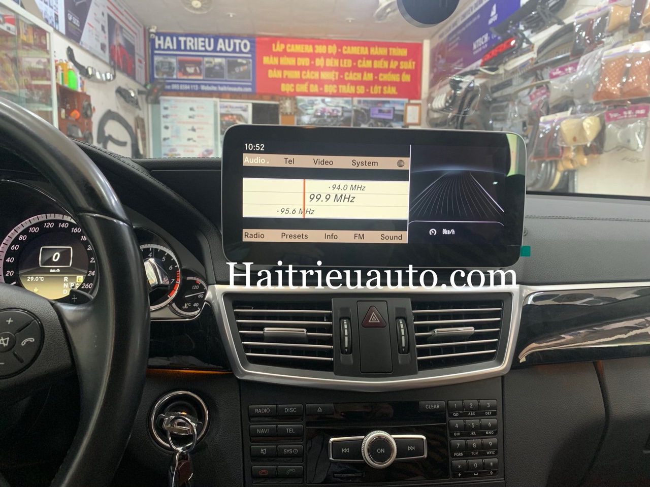 Màn hình android theo xe Mercedes E 2009-2012 8 Image